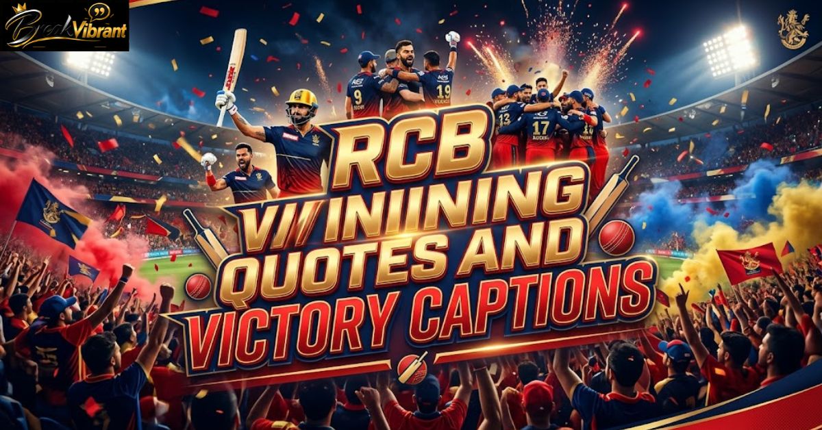 RCB Winning Quotes and Victory Captions