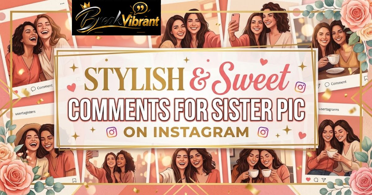 Stylish & Sweet Comments for Sister Pic on Instagram