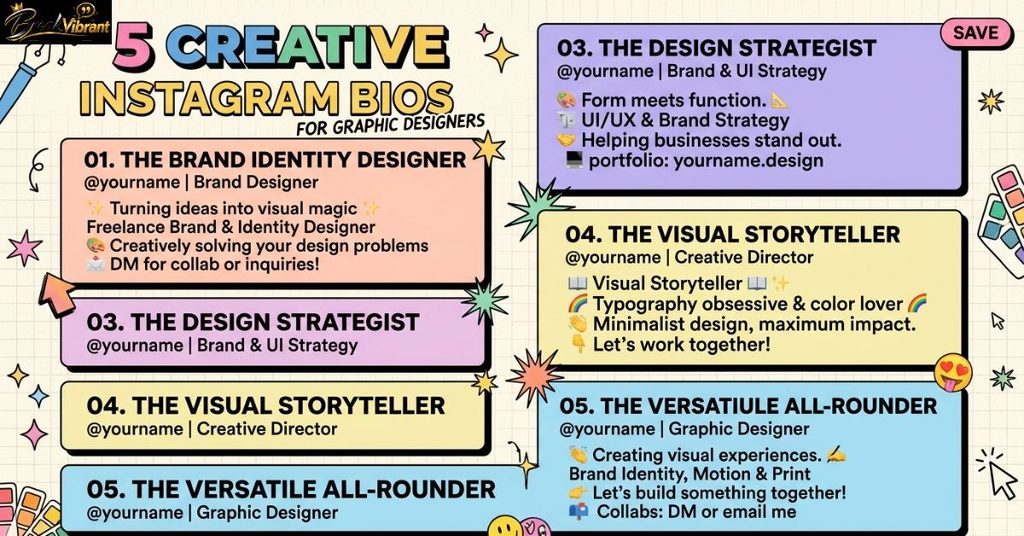 Best Graphic Design Bios for Instagram
