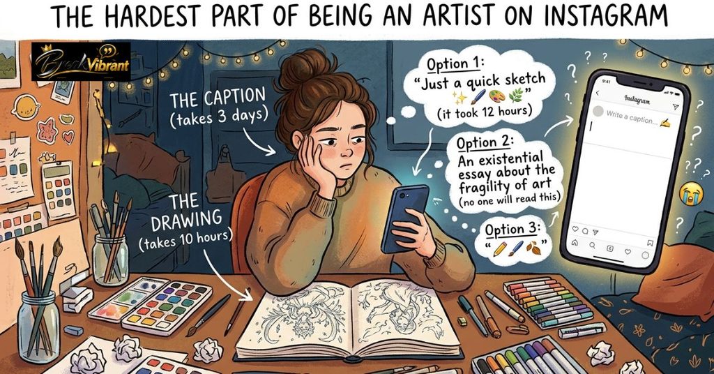 Drawing Captions for Instagram