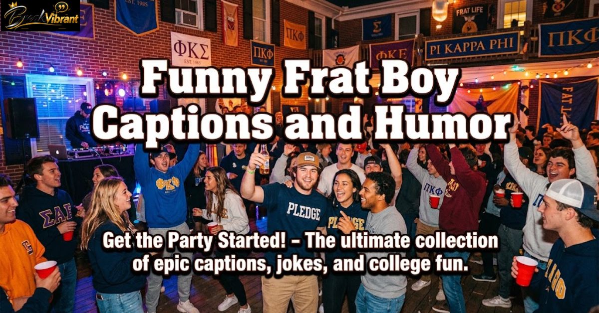 Funny Frat Boy Captions and Humor