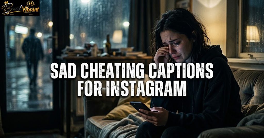 Sad Cheating Captions for Instagram